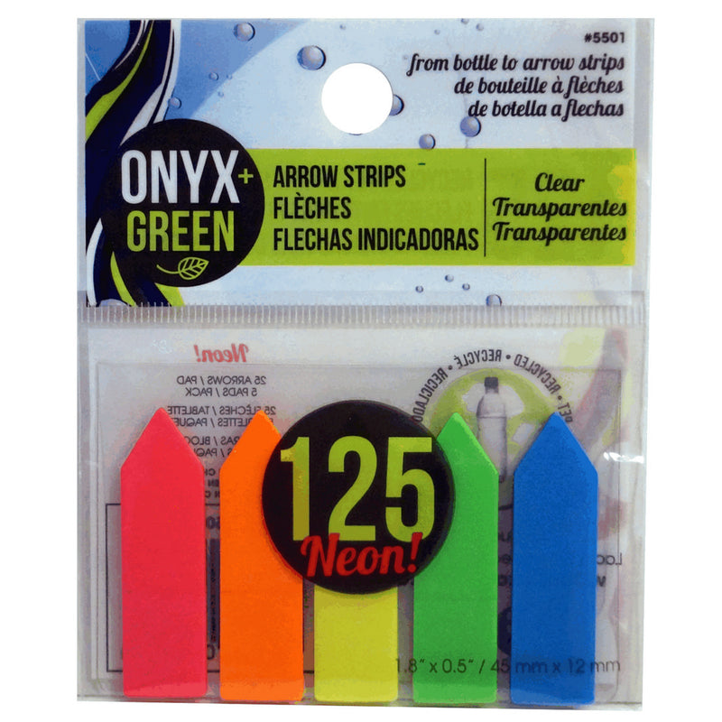 125 SELF-ADHESIVE ARROWS (NEON)