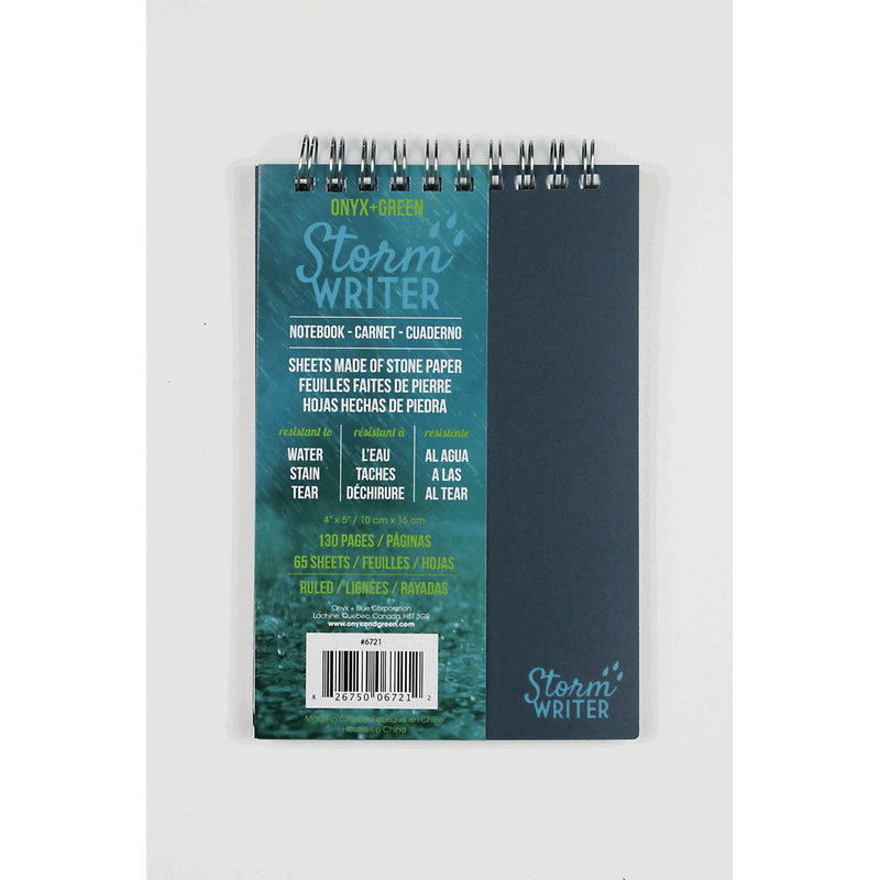 NOTEBOOK, 4"X6" STORM WRITER