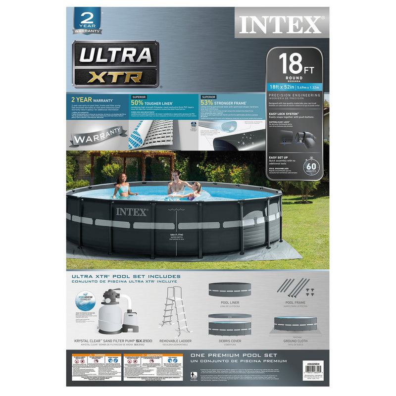 18FT X 52IN ULTRA XTR FRAME POOL SET