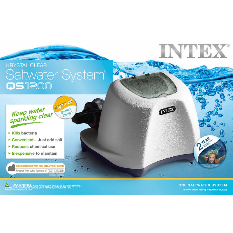 QS1200 KRYSTAL CLEAR SALTWATER SYSTEM(110-120VOLT)