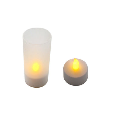 LED FLICKERING TEA LIGHT IN HOLDER