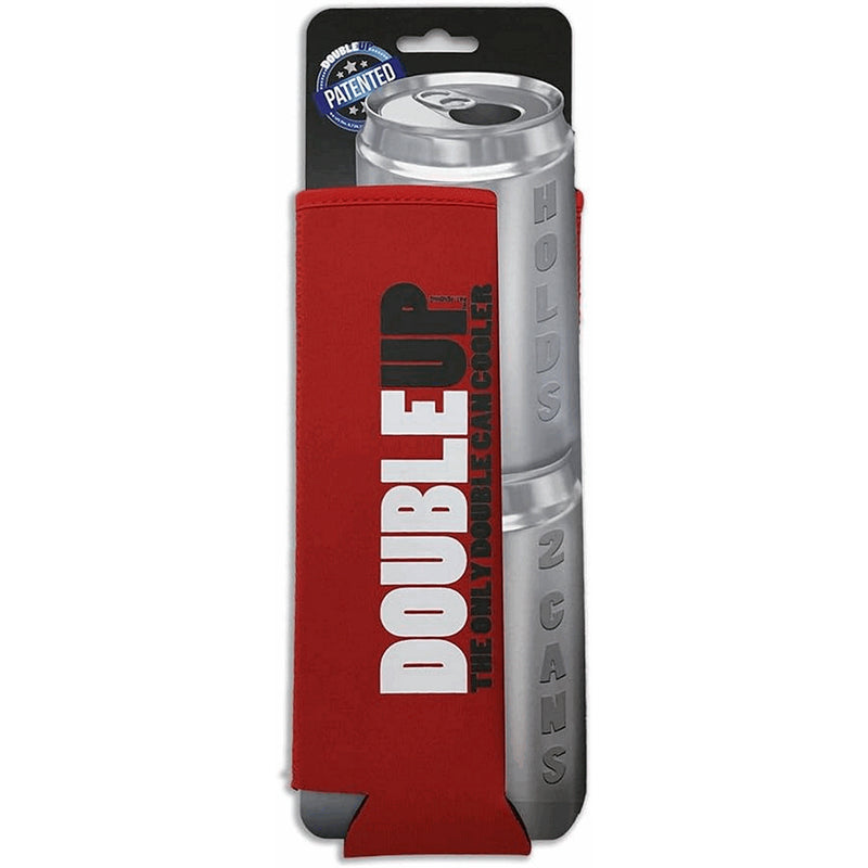 RED - DOUBLEUP CAN COOLERS