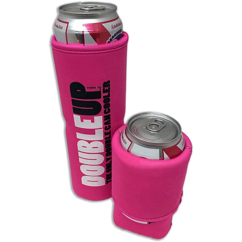 PINK - DOUBLEUP CAN COOLERS