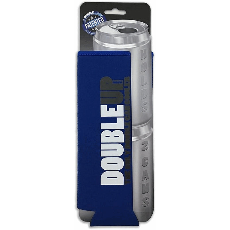 BLUE - DOUBLEUP CAN COOLERS