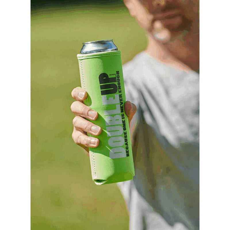 GREEN - DOUBLEUP CAN COOLERS