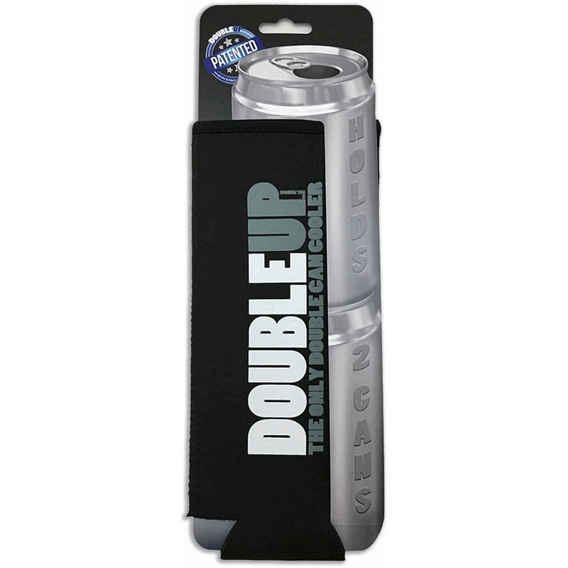 BLACK - DOUBLEUP CAN COOLERS