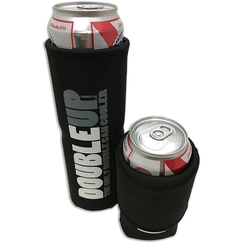 BLACK - DOUBLEUP CAN COOLERS