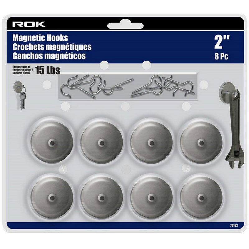 MAGNETIC HOOKS 2" (8PC SET)