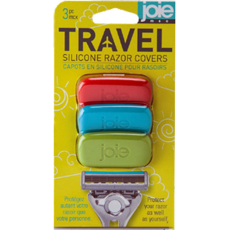 TRAVEL SILICONE RAZOR COVERS (3PC SET)