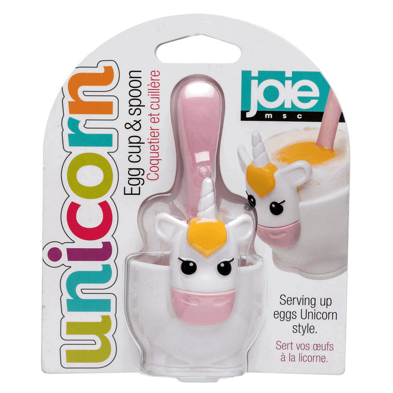 UNICORN EGG CUP AND SPOON