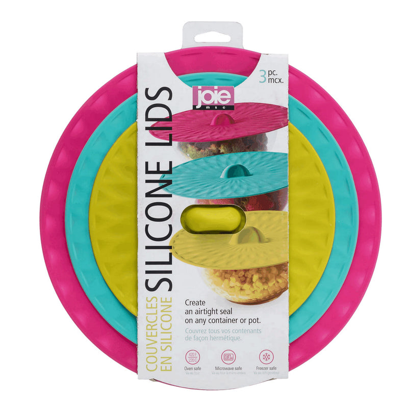 SILICONE LIDS 3PK -