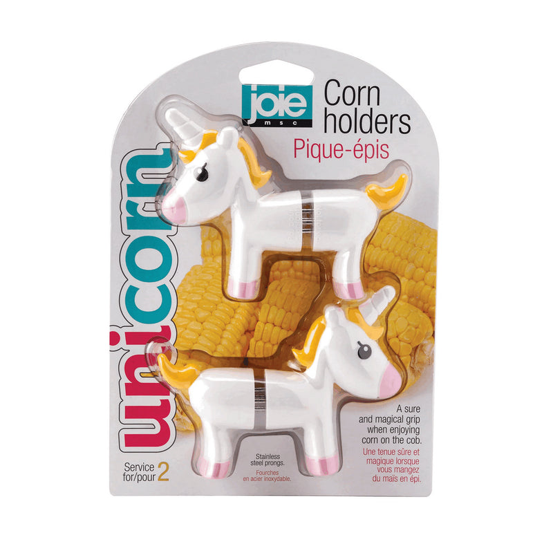 UNICORN CORN HOLDERS - SERVICE FOR 2