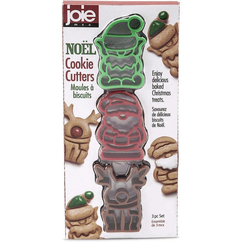 NOEL COOKIE CUTTERS 3PC