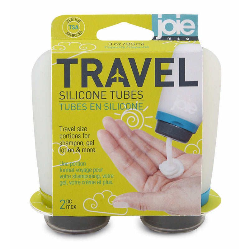 SILICONE TRAVEL TUBES 2PC - LARGE