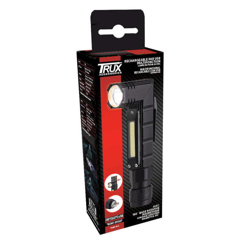 TRUX MULTI-FUNCTION USB FLASHLIGHT