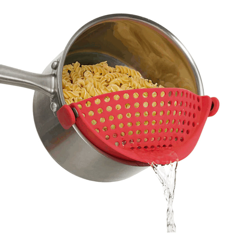 SILICONE CLIP-ON STRAINER