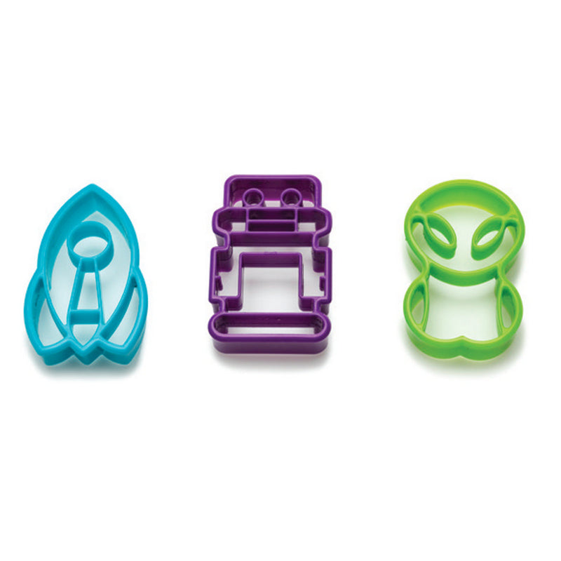 SPACEAGE COOKIE CUTTERS (3PC SET)