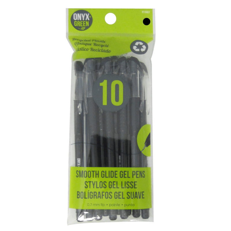 GEL PENS - BLACK (10PK)