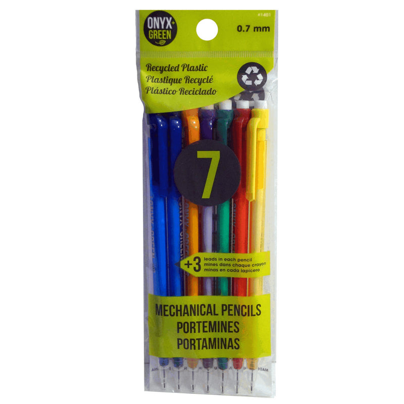 MECHANICAL PENCILS WITH 3 LEADS (7PK)