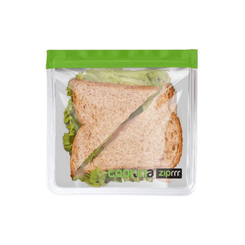 ZIPRRR REUSABLE SANDWICH BAGS (2PK)