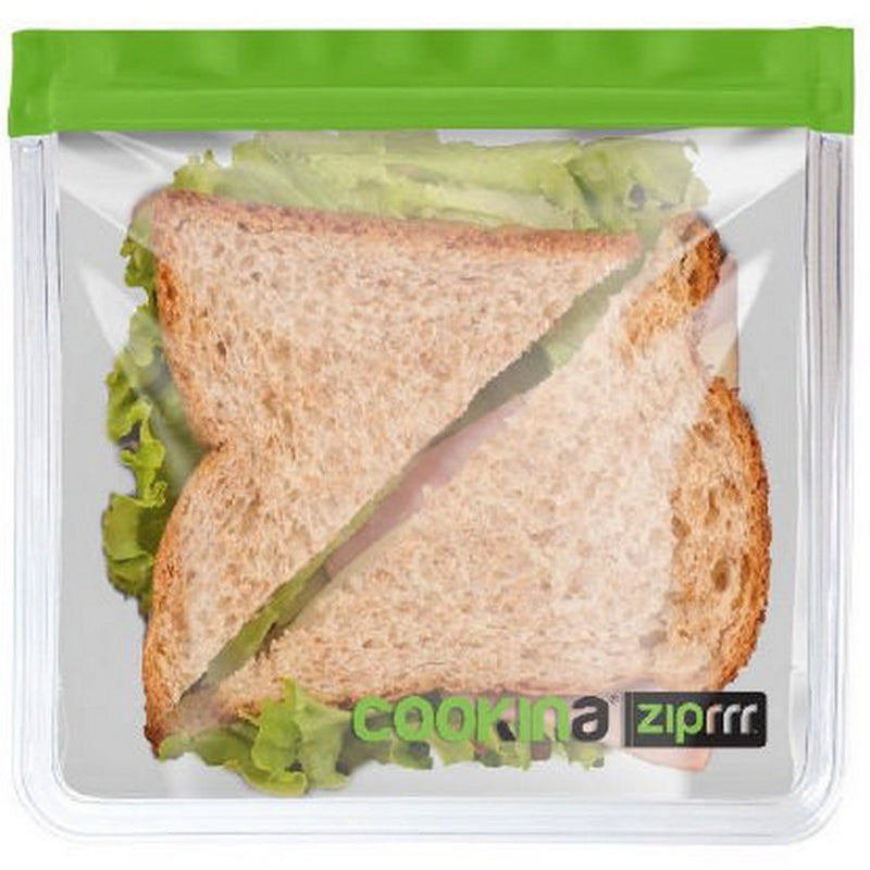 ZIPRRR REUSABLE SANDWICH BAGS (2PK)