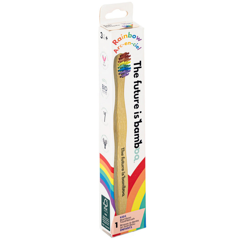 BAMBOO TOOTHBRUSHES - RAINBOW KIDS