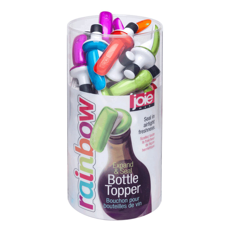 RAINBOW EXPAND & SEAL BOTTLE TOPPERS (DISPLAY)