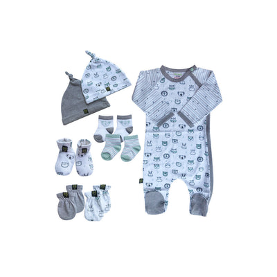 ORGANIC COTTON BABY GIFT SET (7PC SET)