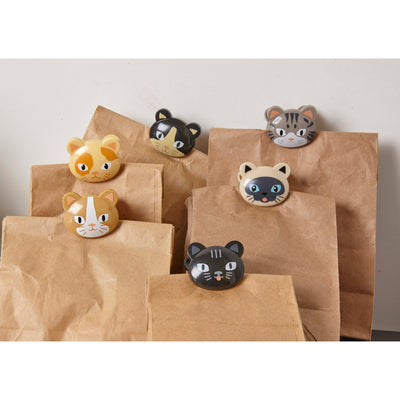 CAT BAG CLIPS (SET OF 6)