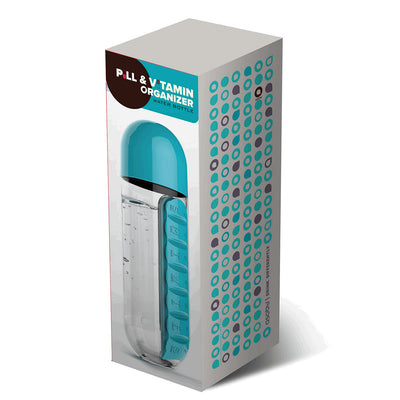 PILL ORGANIZER BOTTLE (BLUE)