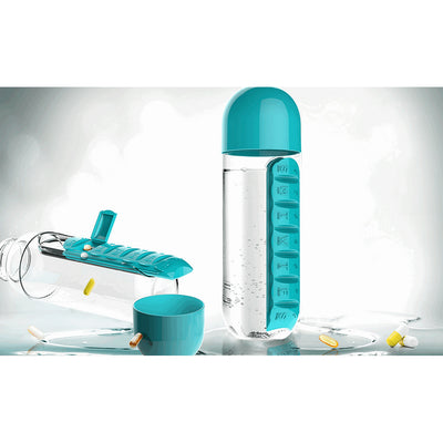 PILL ORGANIZER BOTTLE (BLUE)