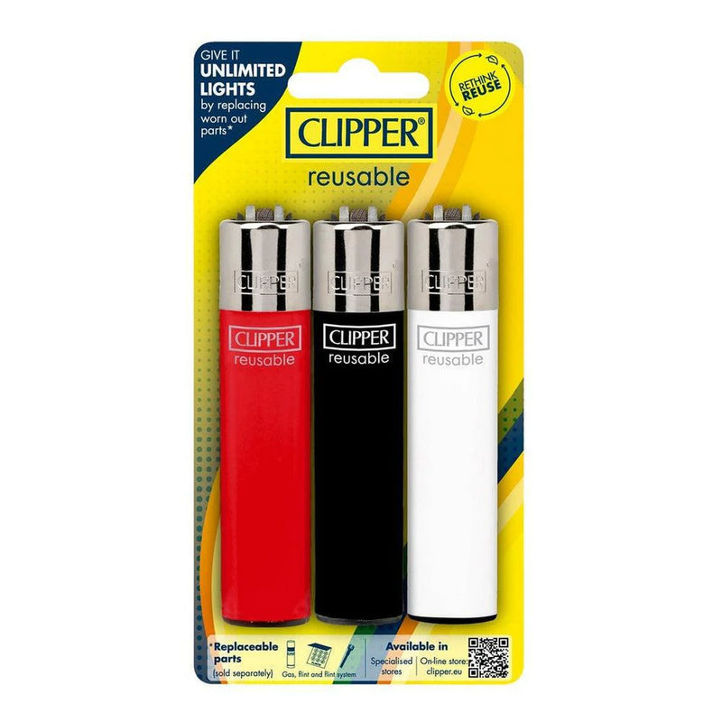 BLISTER 3 PACK (CP11) SOLID ASSORTED COLOURS